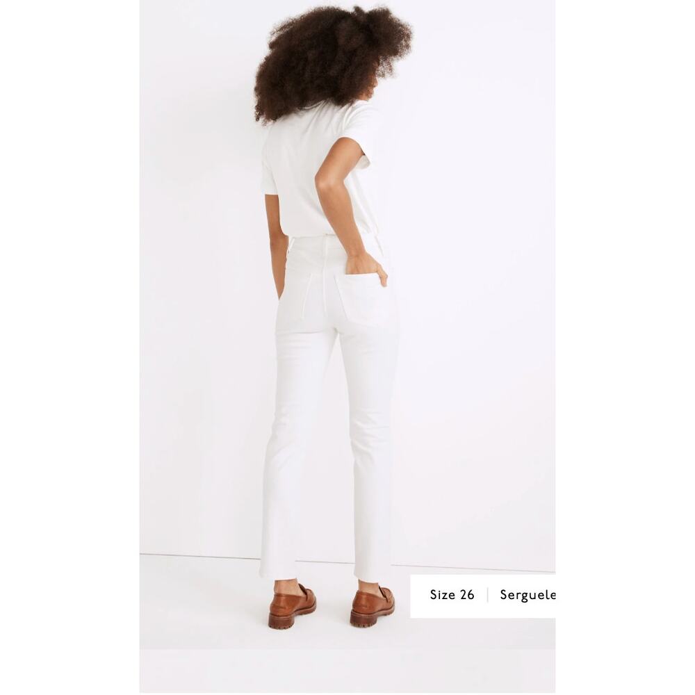MADEWELL The Perfect Vintage Denim Jean in Tile White ND501 // 28 - Picture 3 of 10